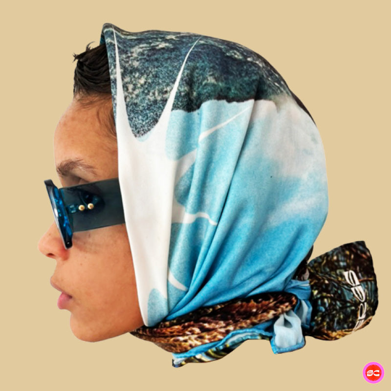 Yucca-Baby Satin Headscarf