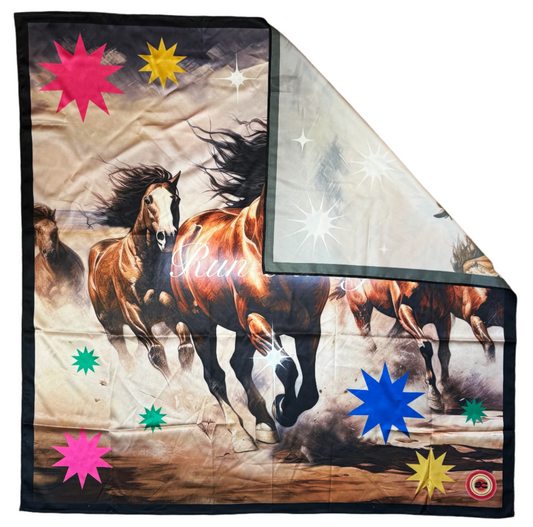 Run Away Scarf with mirrored back