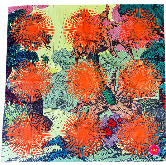 Jungle-Baby Satin Scarf