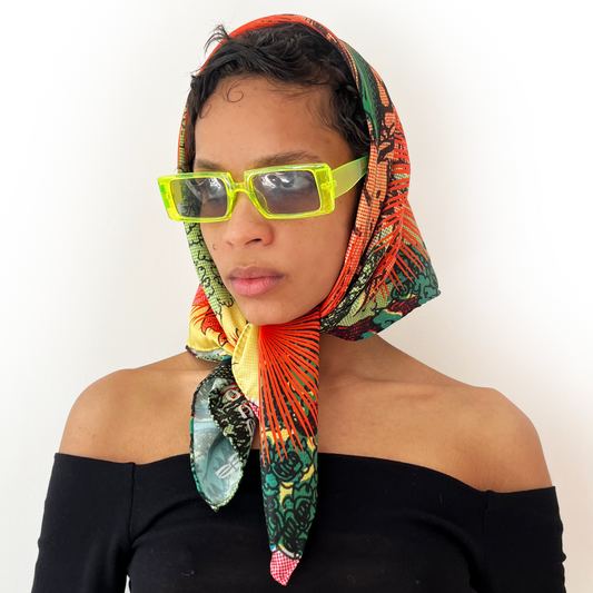 Jungle-Baby Satin Scarf