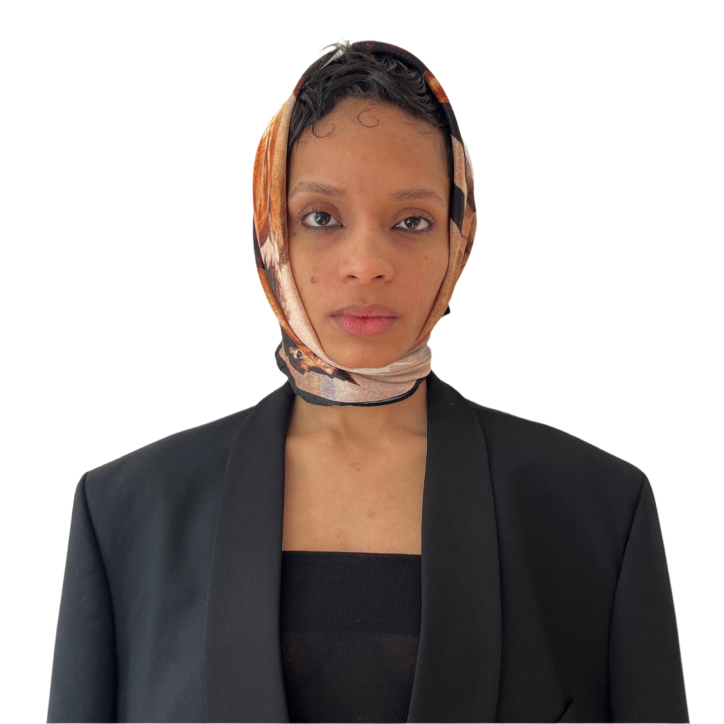 Run Away Satin Headscarf - Studio Ceres Luxe