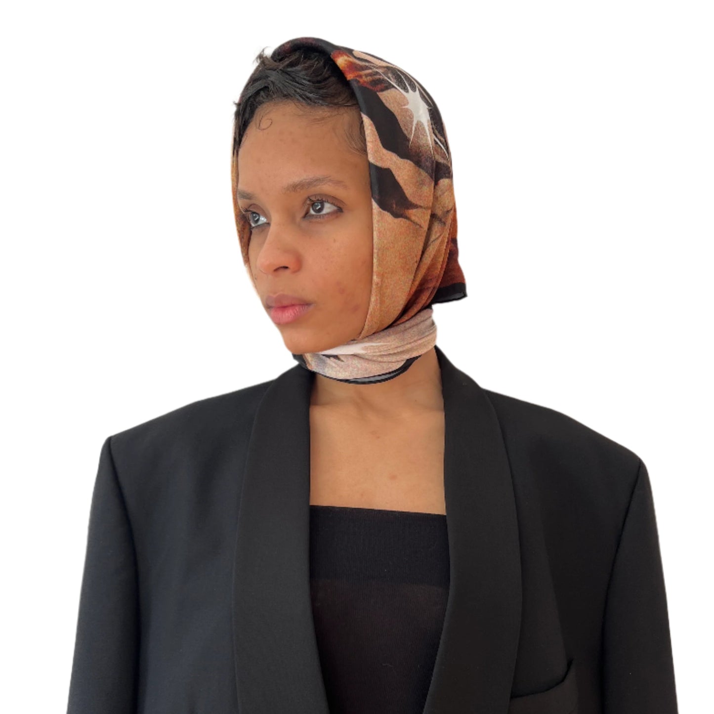 Run Away Satin Headscarf - Studio Ceres Luxe