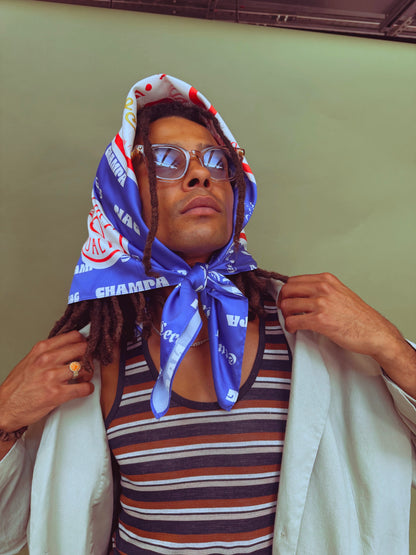 Incense Print Satin Scarf