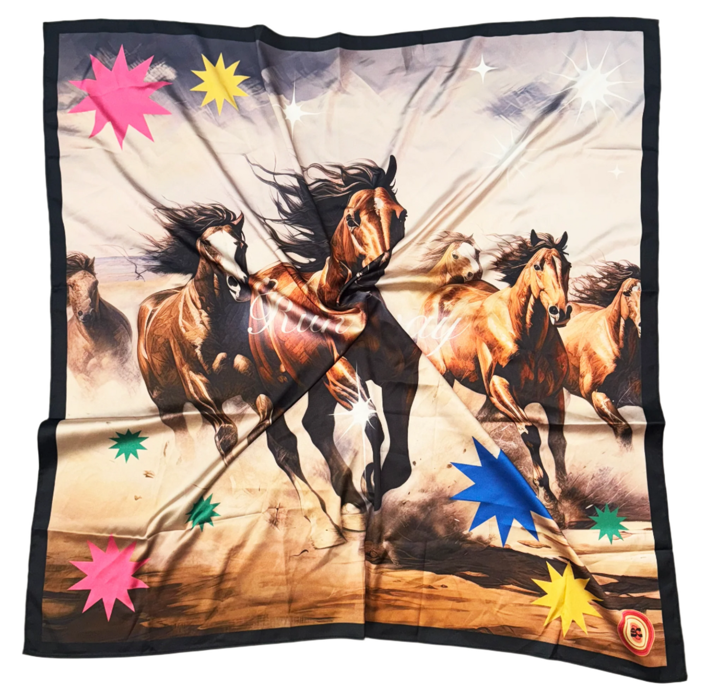 Run Away Scarf with mirrored back