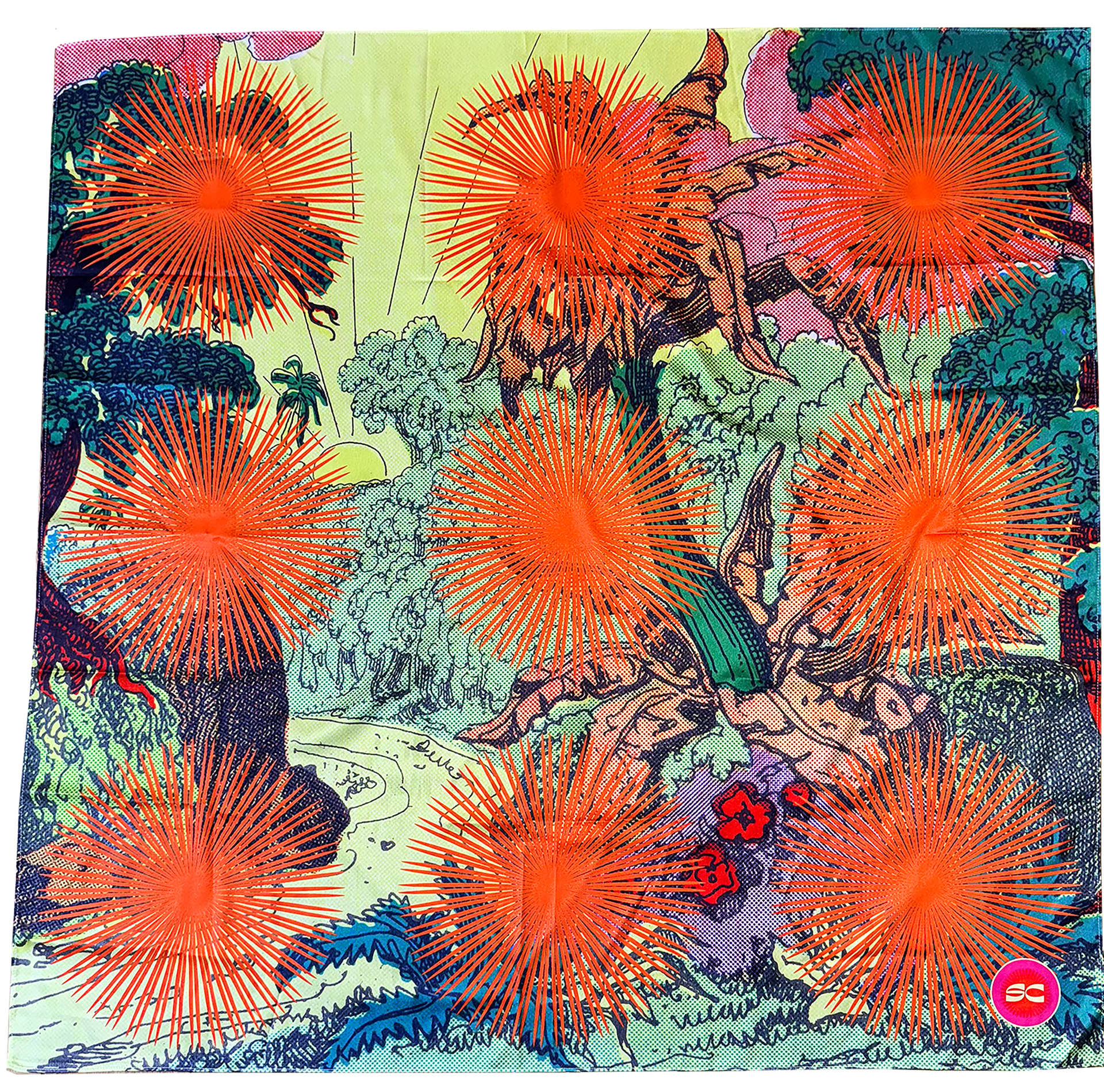 Jungle-Baby Satin Scarf – Studio Ceres