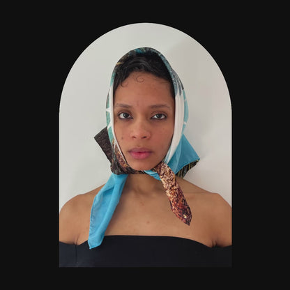 Yucca-Baby Satin Headscarf